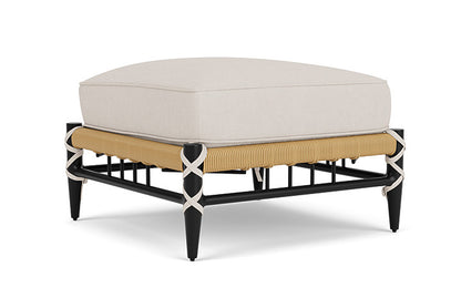 Lloyd Flanders - Low Country Ottoman In Natural Finish With Canvas Canvas Fabric - 77017067319 view 2
