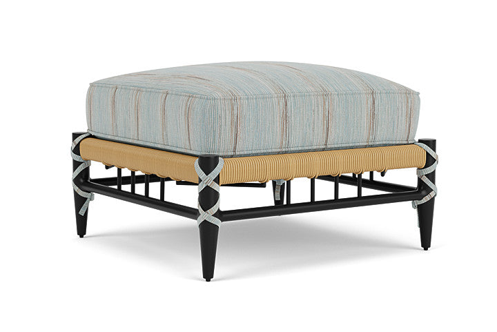 Lloyd Flanders - Low Country Ottoman In Natural Finish With Colorwave Mist Fabric - 770170672072 view 1