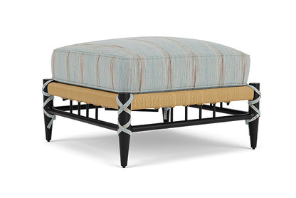 Lloyd Flanders - Low Country Ottoman In Natural Finish With Colorwave Mist Fabric - 770170672072 view 1