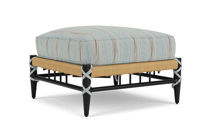 Lloyd Flanders - Low Country Ottoman In Natural Finish With Colorwave Mist Fabric - 770170672072 view 2