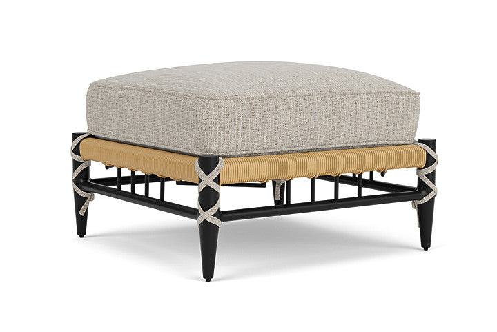 Lloyd Flanders - Low Country Ottoman In Natural Finish With Friendly Flax Fabric - 770170672026 view 1
