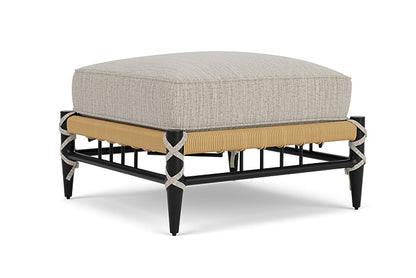 Lloyd Flanders - Low Country Ottoman In Natural Finish With Friendly Flax Fabric - 770170672026 view 1