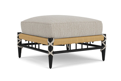 Lloyd Flanders - Low Country Ottoman In Natural Finish With Friendly Flax Fabric - 770170672026 view 2