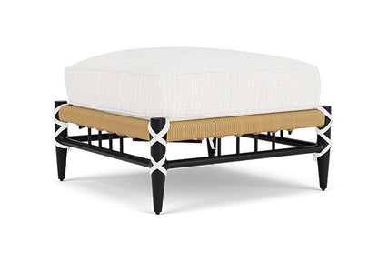 Lloyd Flanders - Low Country Ottoman In Natural Finish With Friendly Natural Fabric - 770170672042 view 2