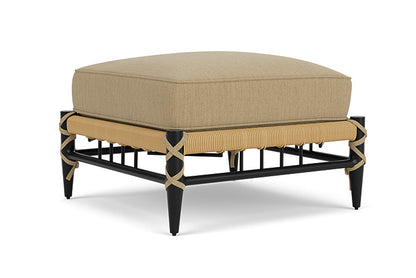 Lloyd Flanders - Low Country Ottoman In Natural Finish With Loveboat Saffron Fabric - 770170672009 view 1