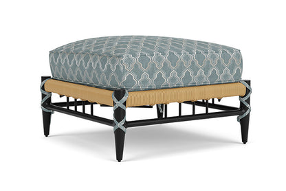 Lloyd Flanders - Low Country Ottoman In Natural Finish With Luna Mist Fabric - 770170672070 view 2