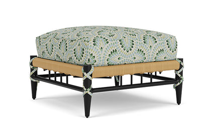 Lloyd Flanders - Low Country Ottoman In Natural Finish With Plume Spring Fabric - 770170672085 view 2