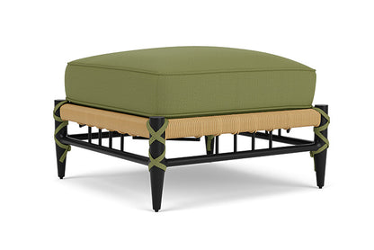 Lloyd Flanders - Low Country Ottoman In Natural Finish With Reflections Grass Fabric - 770170672051 view 1