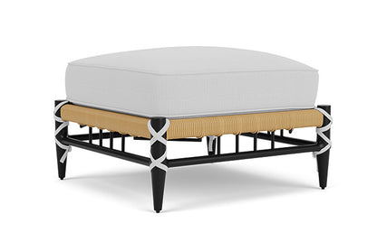 Lloyd Flanders - Low Country Ottoman In Natural Finish With Reflections Ice Fabric - 770170672052 view 1