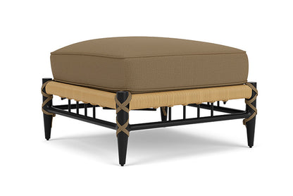 Lloyd Flanders - Low Country Ottoman In Natural Finish With Reflections Straw Fabric - 770170672053 view 2