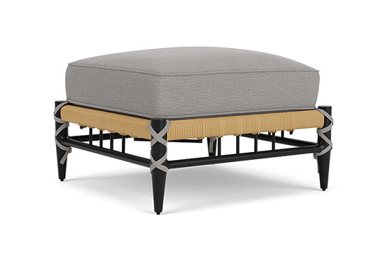 Lloyd Flanders - Low Country Ottoman In Natural Finish With Remy Shadow Fabric - 770170672004 view 1