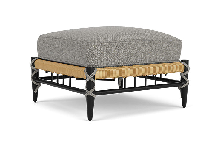 Lloyd Flanders - Low Country Ottoman In Natural Finish With Rumba Nickel Fabric - 770170672011 view 1