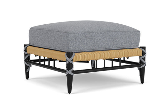 Lloyd Flanders - Low Country Ottoman In Natural Finish With Rumba Stonewashed Fabric - 770170672006 view 1