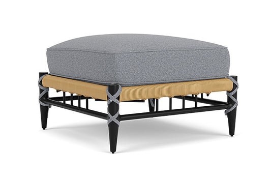 Lloyd Flanders - Low Country Ottoman In Natural Finish With Rumba Stonewashed Fabric - 770170672006 view 2