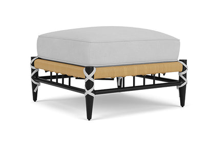 Lloyd Flanders - Low Country Ottoman In Natural Finish With Sandberg Dove Fabric - 770170672022 view 1
