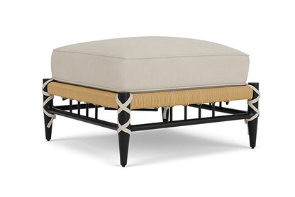 Lloyd Flanders - Low Country Ottoman In Natural Finish With Sandberg Flax Fabric - 770170672027 view 1