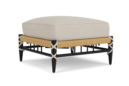 Lloyd Flanders - Low Country Ottoman In Natural Finish With Sandberg Flax Fabric - 770170672027 view 2