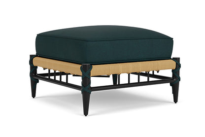Lloyd Flanders - Low Country Ottoman In Natural Finish With Sandberg Lagoon Fabric - 770170672039 view 1