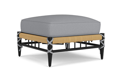 Lloyd Flanders - Low Country Ottoman In Natural Finish With Sandberg Pewter Fabric - 770170672029 view 1