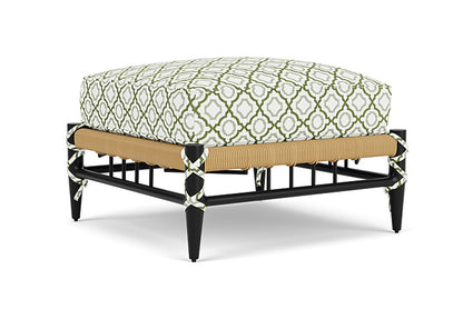 Lloyd Flanders - Low Country Ottoman In Natural Finish With Savannah Green Fabric - 770170672064 view 1
