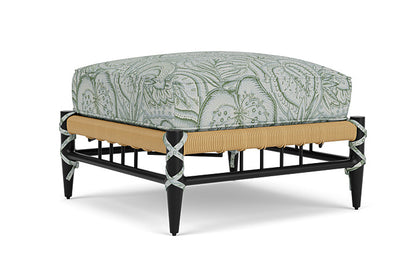 Lloyd Flanders - Low Country Ottoman In Natural Finish With Sensibility Spring Fabric - 770170672081 view 1