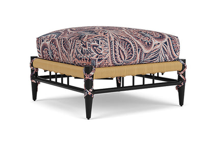 Lloyd Flanders - Low Country Ottoman In Natural Finish With Sensiblity Splendor Fabric - 770170672082 view 2