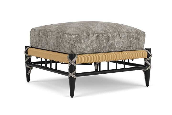 Lloyd Flanders - Low Country Ottoman In Natural Finish With Surface Slate Fabric - 770170672056 view 1