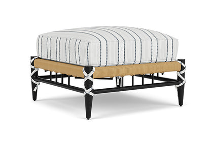Lloyd Flanders - Low Country Ottoman In Natural Finish With Tamer Fog Fabric - 770170672037 view 1