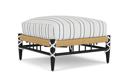 Lloyd Flanders - Low Country Ottoman In Natural Finish With Tamer Fog Fabric - 770170672037 view 2