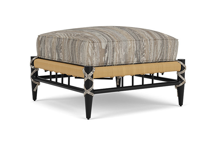 Lloyd Flanders - Low Country Ottoman In Natural Finish With Woodgrain Ash Fabric - 77017067723 view 1