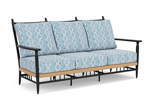 Lloyd Flanders - Low Country Sofa In Natural Finish With Aman Capri Fabric - 770550671800 view 1
