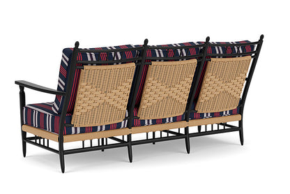 Lloyd Flanders - Low Country Sofa In Natural Finish With Berkely Hall Navy Fabric - 770550672063 view 2