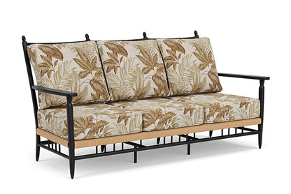 Lloyd Flanders - Low Country Sofa In Natural Finish With Botanic Willow Fabric - 77055067164 view 1
