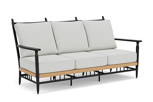 Lloyd Flanders - Low Country Sofa In Natural Finish With Bright Side Fog Fabric - 770550672012 view 1