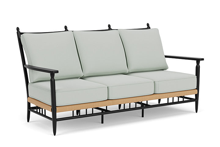 Lloyd Flanders - Low Country Sofa In Natural Finish With Callen Celadon Fabric - 770550672024 view 1