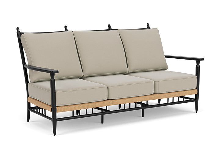 Lloyd Flanders - Low Country Sofa In Natural Finish With Callen Driftwood Fabric - 770550672023 view 1