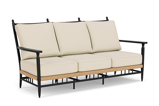Lloyd Flanders - Low Country Sofa In Natural Finish With Callen Pearl Fabric - 770550672021 view 1