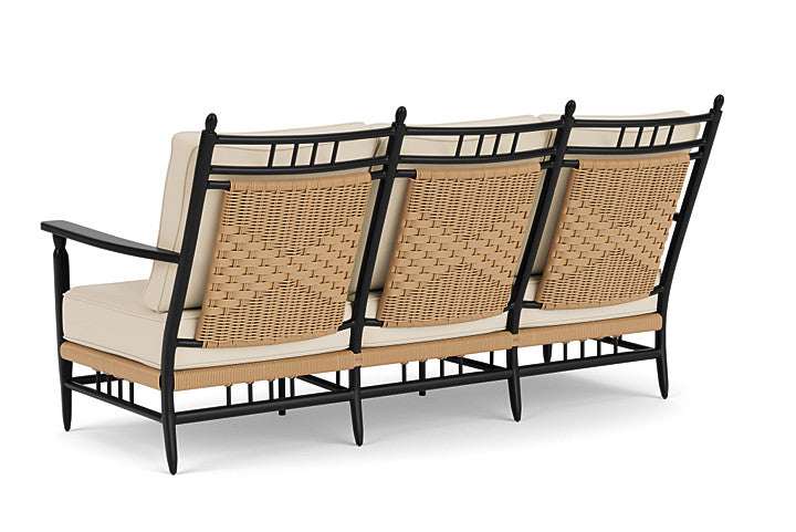 Lloyd Flanders - Low Country Sofa In Natural Finish With Callen Pearl Fabric - 770550672021 view 2