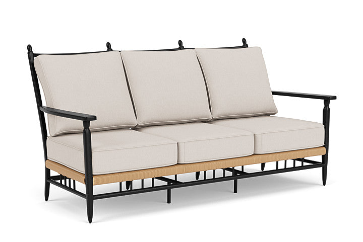 Lloyd Flanders - Low Country Sofa In Natural Finish With Canvas Canvas Fabric - 77055067319 view 1