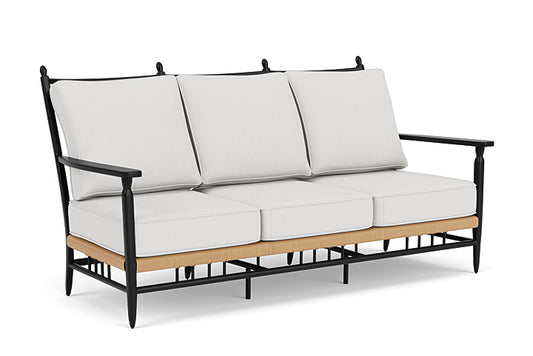 Lloyd Flanders - Low Country Sofa In Natural Finish With Canvas Natural Fabric - 77055067159 view 1