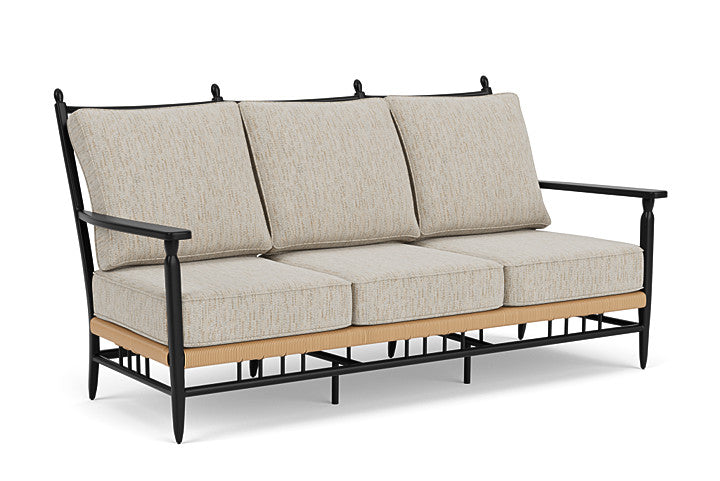 Lloyd Flanders - Low Country Sofa In Natural Finish With Charlotte Sparrow Fabric - 77055067183 view 1
