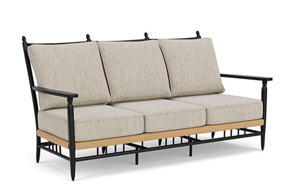 Lloyd Flanders - Low Country Sofa In Natural Finish With Charlotte Sparrow Fabric - 77055067183 view 1
