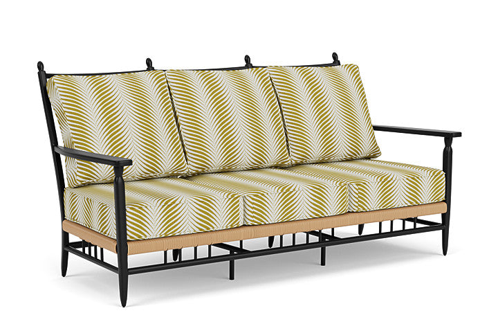 Lloyd Flanders - Low Country Sofa In Natural Finish With Clock Out Dew Fabric - 770550672083 view 1