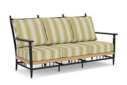Lloyd Flanders - Low Country Sofa In Natural Finish With Clock Out Dew Fabric - 770550672083 view 1