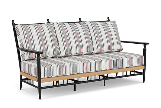 Lloyd Flanders - Low Country Sofa In Natural Finish With Deering Cadet Fabric - 770550672047 view 1