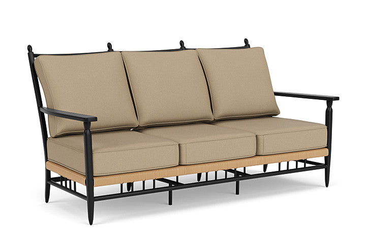 Lloyd Flanders - Low Country Sofa In Natural Finish With Fife Sahara Fabric - 77055067742 view 1