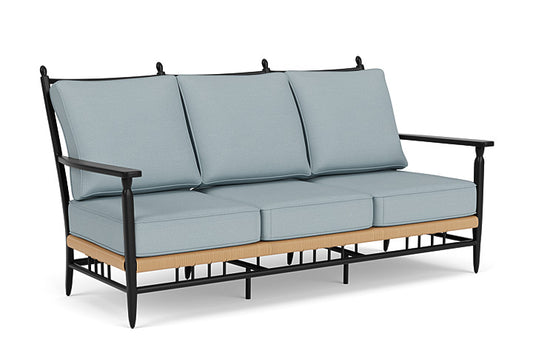 Lloyd Flanders - Low Country Sofa In Natural Finish With Kadogo Lake Fabric - 770550672041 view 1