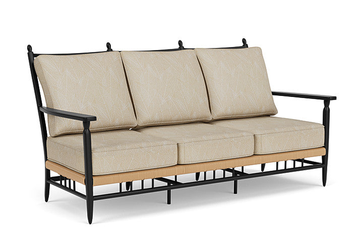 Lloyd Flanders - Low Country Sofa In Natural Finish With Laurel Ecru Fabric - 770550672057 view 1