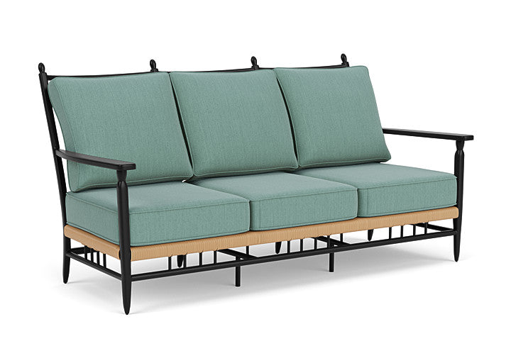Lloyd Flanders - Low Country Sofa In Natural Finish With Loveboat Mint Fabric - 770550672010 view 1