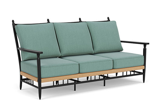 Lloyd Flanders - Low Country Sofa In Natural Finish With Loveboat Mint Fabric - 770550672010 view 1